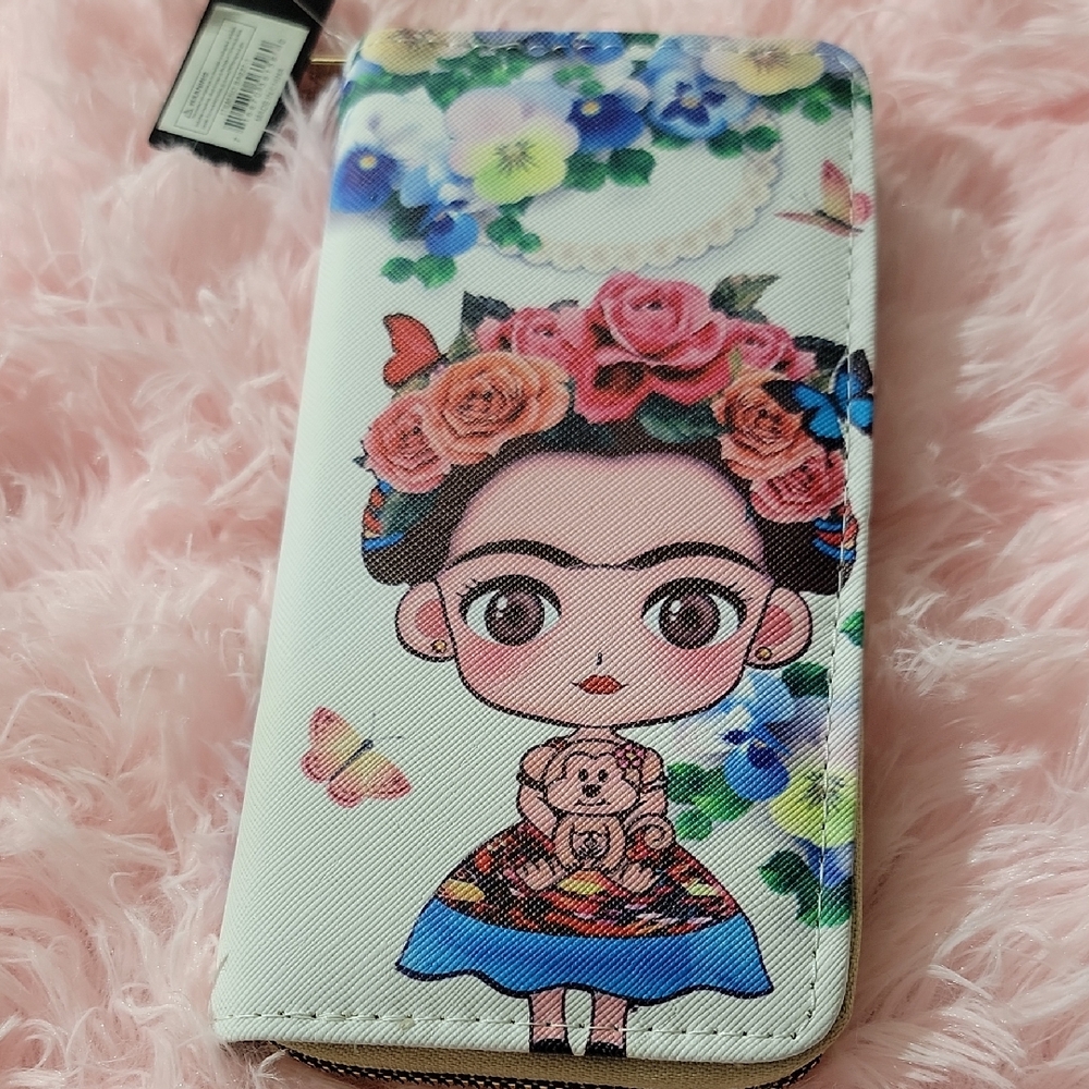 Floral Cartoon Women's Wallet